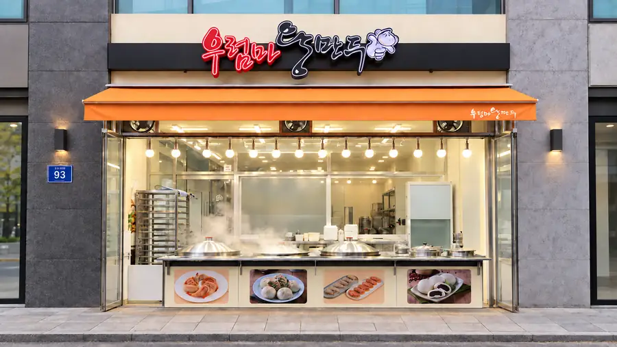 우럼마왕만두 매장 외관